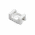 HellermannTyton CTM310C2 Cable Tie Anchor Mount, .86" x .61", .2" Hole Dia, .31" Max Tie Width, PA66, White, 100/pkg