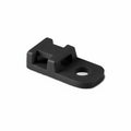 HellermannTyton CTAM10C2 Cable Tie Anchor Mount, .17" Hole Dia, .20" Max Tie Width, PA66, Black, 100/pkg
