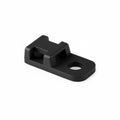 HellermannTyton CTAM20C2 Cable Tie Anchor Mount, .20" Hole Dia, .20" Max Tie Width, PA66, Black, 100/pkg