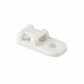 HellermannTyton CTAM210C2 Cable Tie Anchor Mount, .20" Hole Dia, .20" Max Tie Width, PA66, White, 100/pkg