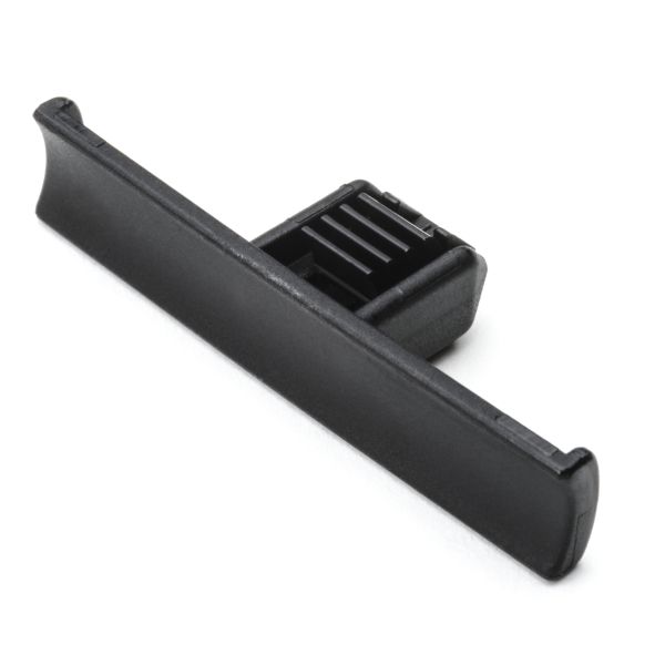 HellermannTyton 155-16301 Bundling Clip w/Oval Fir Tree, 1.6" Long, 0.02 - 0.10" Panel Thickness, PA66HIRHS, Bk, 1000/pkg