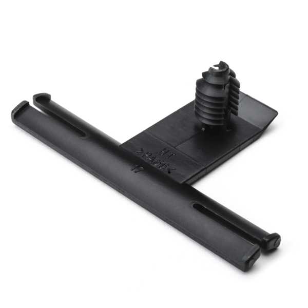 HellermannTyton 155-30902 Standoff Bundling Clip, 2.2" Long, Panel Thickness .02"–.03", PA66HIRHS, Black, 500/box