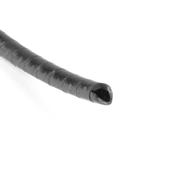 HellermannTyton 2.5N0C Spiralwrap Protective Sheathing, .38" Diameter, PA6, Black, 100 ft/roll