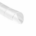 HellermannTyton 4NFP9C Spiralwrap Protective Sheathing, .75" Diameter, PE, Natural, 100 ft/roll