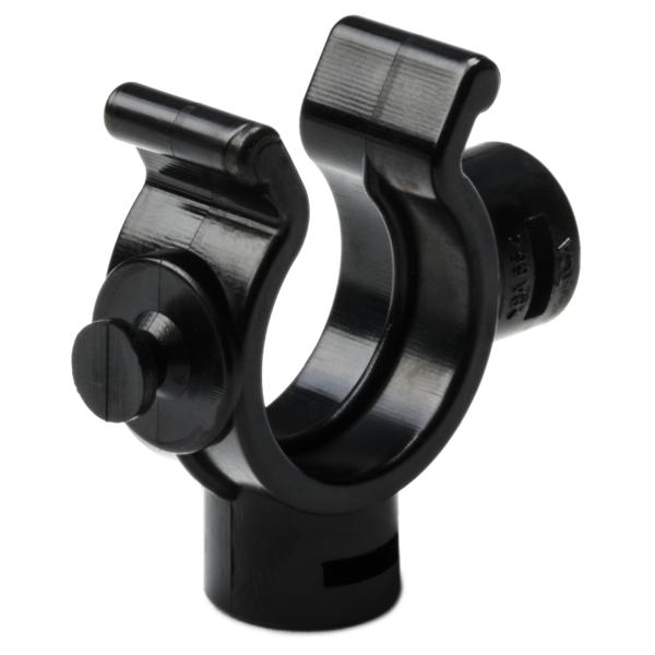 HellermannTyton 161-64004 Helawrap, Accessory Clip, HWCLIP16, 5/8" Dia, PA66HIRHS, Black, 50/pkg