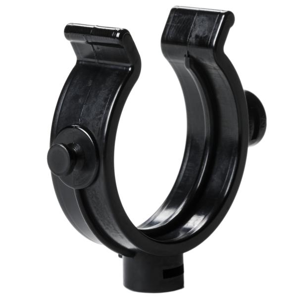 HellermannTyton 161-64010 Helawrap, Accessory Clip, HWCLIP30, 1-1/4" Dia, PA66HIRHS, Black, 50/pkg