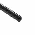 HellermannTyton 161-64414 Helawrap, HWPP25, 1" (25mm) Dia, PP, Black, 100 ft/reel
