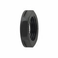 HellermannTyton 166-90018 HelaGuard Non-Metallic Locknut, NPT Thread, 0.38" Dia, PA66, Black, 10/pkg