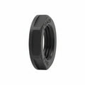 HellermannTyton 166-90019 HelaGuard Non-Metallic Locknut, NPT Thread, 0.50" Dia, PA66, Black, 10/pkg