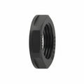 HellermannTyton 166-90020 HelaGuard Non-Metallic Locknut, NPT Thread, 0.75" Dia, PA66, Black, 10/pkg