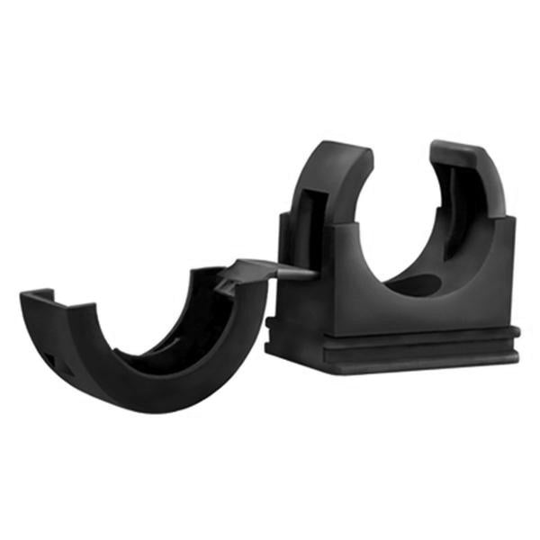 HellermannTyton 166-90179 HelaGuard PACC Conduit Clip, 0.50" Dia, PA66, Black, 10/pkg