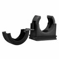 HellermannTyton 166-90180 HelaGuard PACC Conduit Clip, 0.75" Dia, PA66, Black, 10/pkg