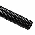 HellermannTyton 166-90202 HelaGuard Non-Metallic Conduit, Flame Retardant, Std Wt, 0.38" Dia, PA6-FR, Bk, 100 ft/Std. Reel