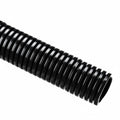 HellermannTyton 166-90204 HelaGuard Non-Metallic Conduit, Flame Retardant, Std Wt, 0.75" Dia, PA6-FR, Bk, 100 ft/Std. Reel