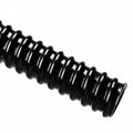 HellermannTyton 166-90220 HelaGuard SR PVC Tubing, Smooth Bore, Spiral Cover, Std Wt, 0.38" Dia, Bk, 100 ft/Std. Reel