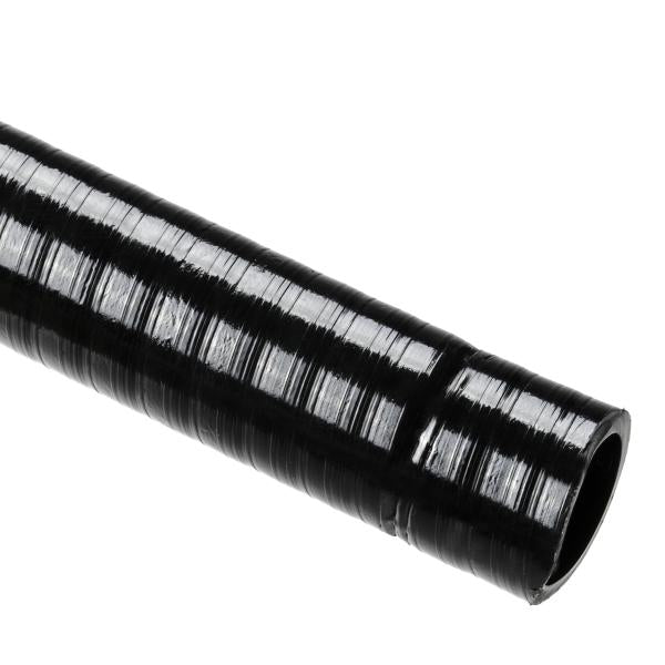 HellermannTyton 166-90250 HelaGuard SR PVC Tubing, Smooth Bore, Smooth Cover, Std Wt, 1.00" Dia, Bk, 100 ft/Std. Reel