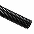 HellermannTyton 166-90271 HelaGuard Non-Metallic Conduit, Std. Weight, 0.50" Dia, Nylon PA6 Slit, Black, 100 ft/Std. Reel
