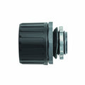 HellermannTyton 166-90851 HelaGuard Non-Metallic Ultra Fitting, Straight, IP68, M40 Thread, 34mm Dia, PA66, Black, 100/pkg