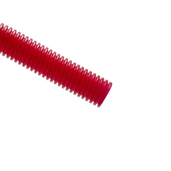 HellermannTyton 169-60533 Convoluted Tubing, Slit, .75" Dia, PE, Red, 550 ft/carton