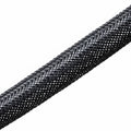 HellermannTyton 170-03007 Braided Sleeving, Expandable, Flame Retardant, .5" Dia, PET, Black, 100 ft/reel