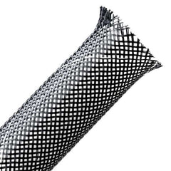 HellermannTyton 170-03008 Braided Sleeving, Expandable, Flame Retardant, .75