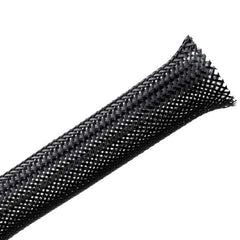 HellermannTyton 170-03012 Braided Sleeving, Expandable, Fray Resistant, .5