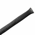 HellermannTyton 170-03035 Braided Sleeving, Expandable, Fray Resistant, .25" Dia, PET, Black, 100 ft/reel  