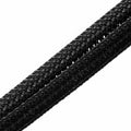 HellermannTyton 170-03128 Braided Sleeving, Split Wrap, 1" Dia, PET, Black, 100 ft/bulk reel