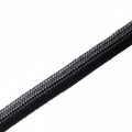 HellermannTyton 170-03058 Braided Sleeving, Resin Coated Fiberglass, .25" Dia, GF, Black, 50 ft/reel