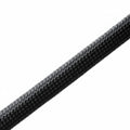 HellermannTyton 170-03059 Braided Sleeving, Resin Coated Fiberglass, .5" Dia, GF, Black, 50 ft/reel
