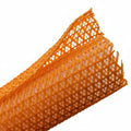 HellermannTyton 170-03085 Braided Sleeving, Split Wrap, 1" Dia, PET, Orange, 100 ft/bulk reel