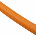 HellermannTyton 170-03086 Braided Sleeving, Split Wrap, 1.25" Dia, PET, Orange, 75 ft/bulk reel