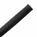 HellermannTyton 170-03104 Plenum Rated Expandable Braided Sleeving (Halar), .5" Dia, Black, 100 ft/reel