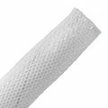 HellermannTyton 170-03111 Plenum Rated Expandable Braided Sleeving (Halar), 1.25" Dia, WH, 50 ft/reel