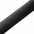 HellermannTyton 170-03114 Plenum Rated Expandable Braided Sleeving (Halar), 2.0" Dia, Black, 50 ft/reel