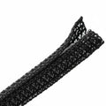 HellermannTyton 170-03134 Braided Sleeving, Split Wrap, .5" Dia, PET, Black, 1200 ft/bulk reel