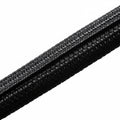 HellermannTyton 170-03140 Braided Sleeving, Split Wrap, Flame Retardant, .125" Dia, PET, Black, 400 ft/bulk reel