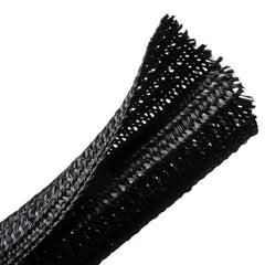 HellermannTyton 170-03143 Braided Sleeving, Split Wrap, Flame Retardant, .75