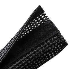 HellermannTyton 170-03152 Braided Sleeving, Hook & Loop, 2.5