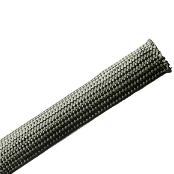 HellermannTyton 170-03159 Nomex® High Temperature Woven Sleeving, .25" Dia, GN, 100 ft/bulk reel