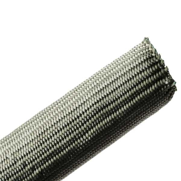 HellermannTyton 170-03163 Nomex® High Temperature Woven Sleeving, 1.0" Dia, GN, 100 ft/bulk reel