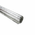 HellermannTyton 170-03190 Braided Wrap, Aluminum Laminated Fiberglass, 4' Long Stick, .25" Dia, AL/GF, Silver, 50/box
