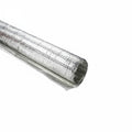 HellermannTyton 170-03192 Braided Wrap, Aluminum Laminated Fiberglass, 4' Long Stick, .5" Dia, AL/GF, Silver, 25/box
