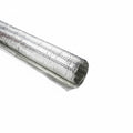 HellermannTyton 170-03194 Braided Wrap, Aluminum Laminated Fiberglass, 4' Long Stick, .75" Dia, AL/GF, Silver, 15/box
