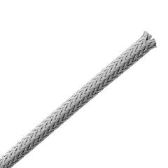 HellermannTyton 170-20400 Helagaine Braided Sleeving, 4 mm Dia, PA66, GY, 656ft/Reel