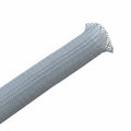 HellermannTyton 170-20600 Helagaine Braided Sleeving, 6 mm Dia, PA66,GY, 328ft/Reel