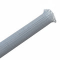 HellermannTyton 170-20800 Helagaine Braided Sleeving, 8 mm Dia, PA66, GY, 328ft/Reel
