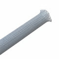 HellermannTyton 170-25000 Helagaine Braided Sleeving, 50 mm Dia, PA66, GY, 164ft/Reel