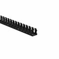 HellermannTyton 181-00027 Slotted Wall Wiring Duct, 1.5" X 1.5", Adhesive, PVC, Black, 120ft /Carton