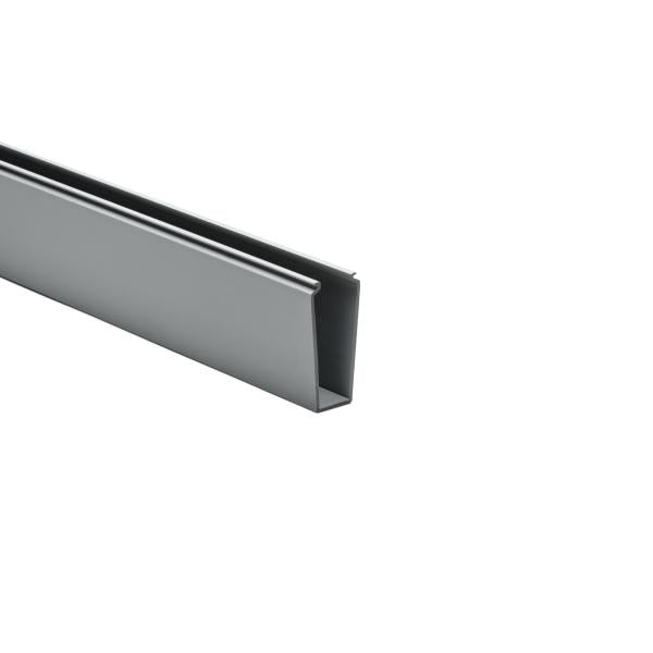 HellermannTyton 181-00136 Solid Wall Wiring Duct, 1" X 3", Non-Adhesive, PVC, Gray, 120ft/Carton